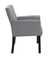 Boss Box Arm Guest, Accent or Dining Chair w/Black Base (B659-MG) Each