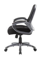 Boss Ribbed High Back Mesh Chair (B6756-BK) Each
