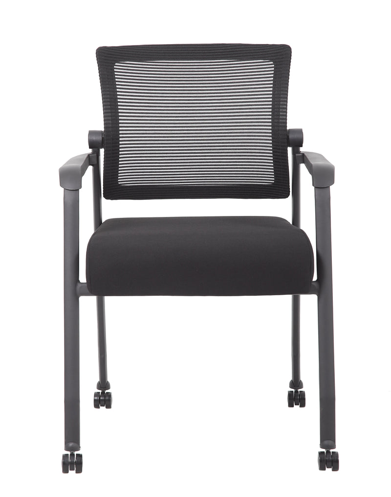 Boss Mesh 4-Legged Guest Chair (B6889R-BK) Each