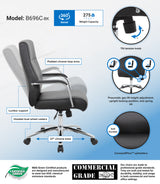 Boss Modern Executive Conference Chair, Black (B696C-BK) Each