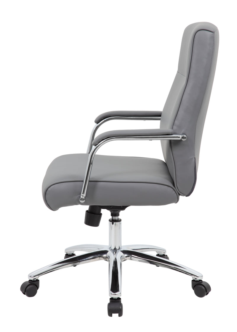 Boss Modern Executive Conference Chair, Gray (B696C-GY) Each