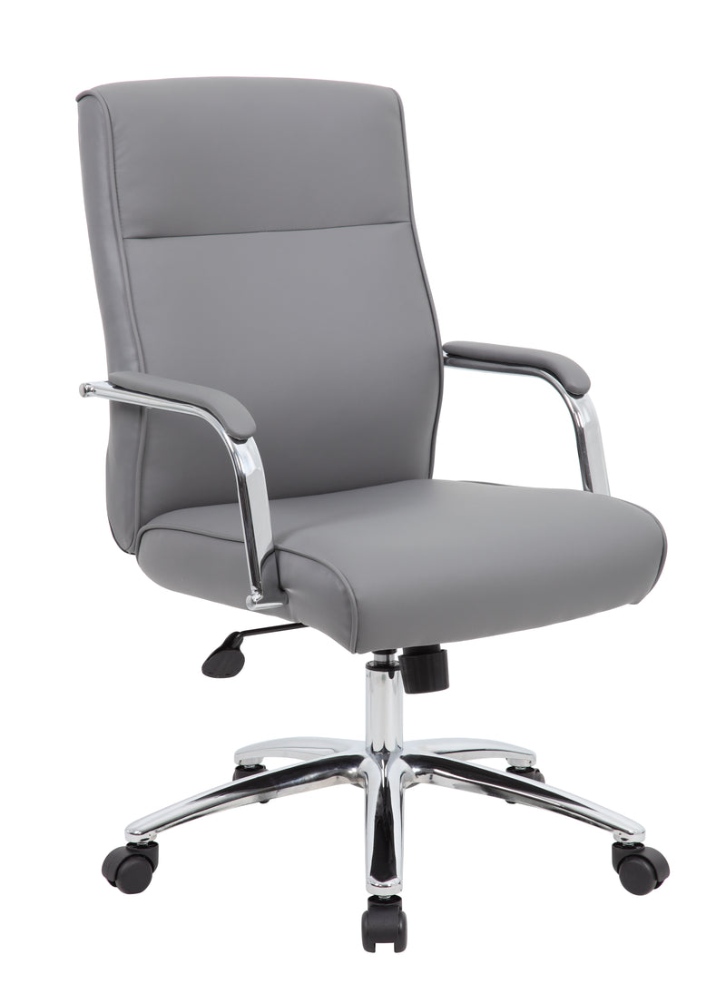 Boss Modern Executive Conference Chair, Gray (B696C-GY) Each