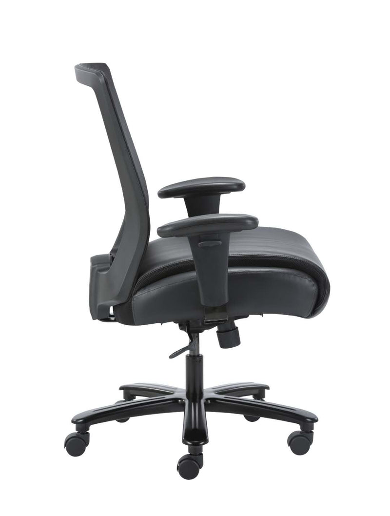 Boss Mesh Heavy Duty Chair, 400 lb weight capacity (B699-BK) Each
