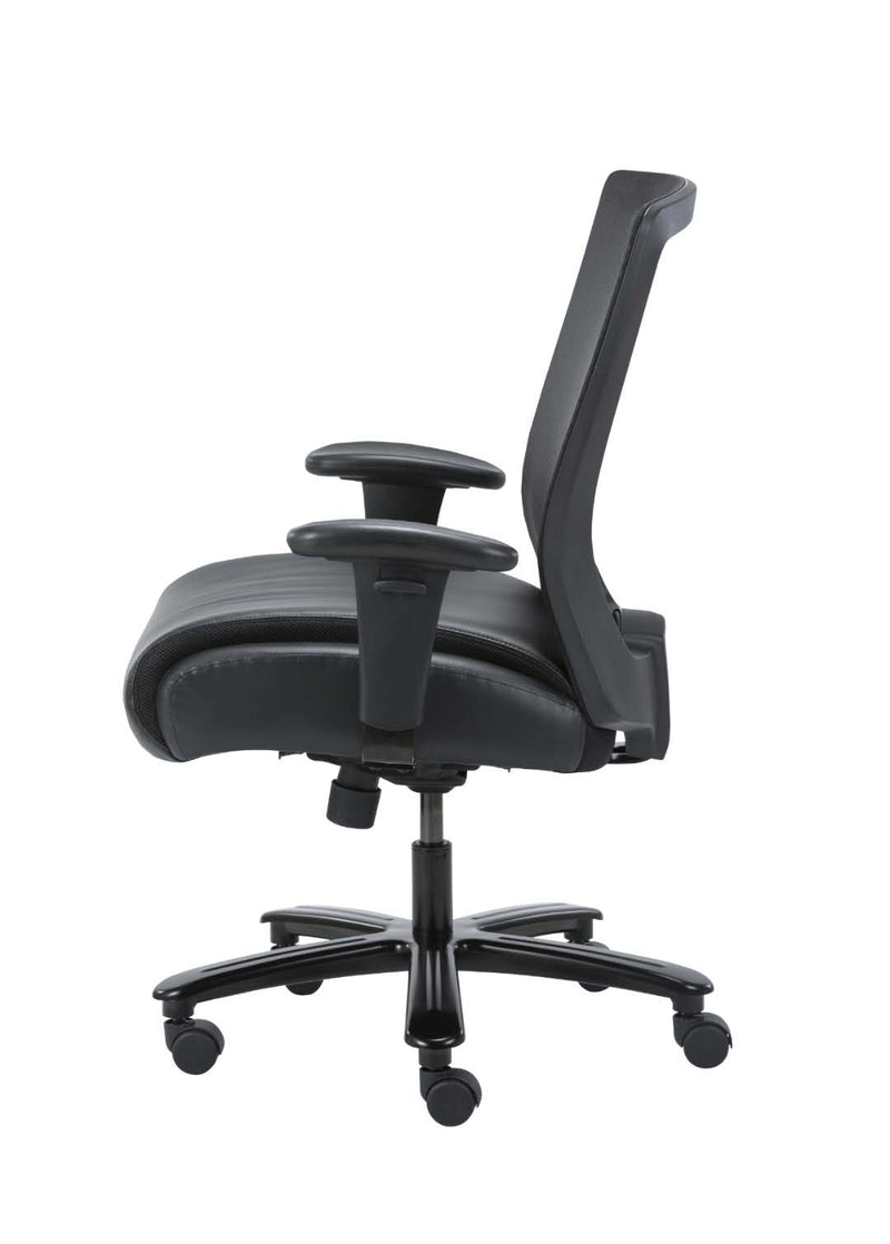 Boss Mesh Heavy Duty Chair, 400 lb weight capacity (B699-BK) Each
