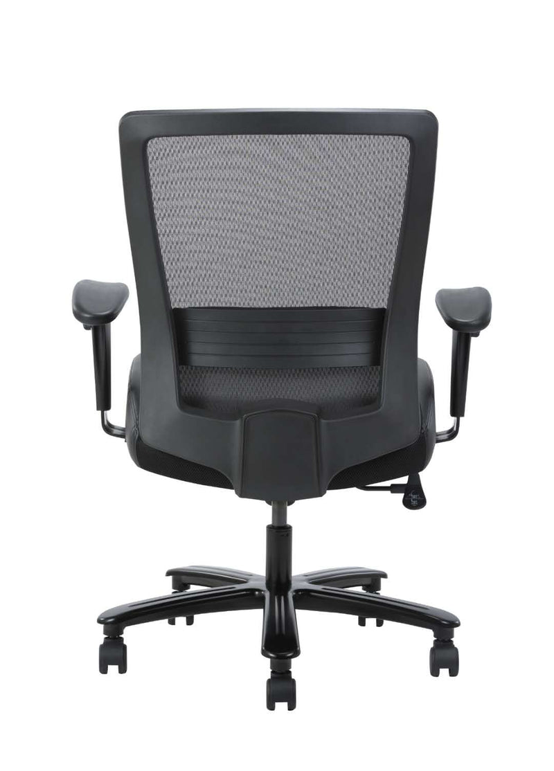 Boss Mesh Heavy Duty Chair, 400 lb weight capacity (B699-BK) Each