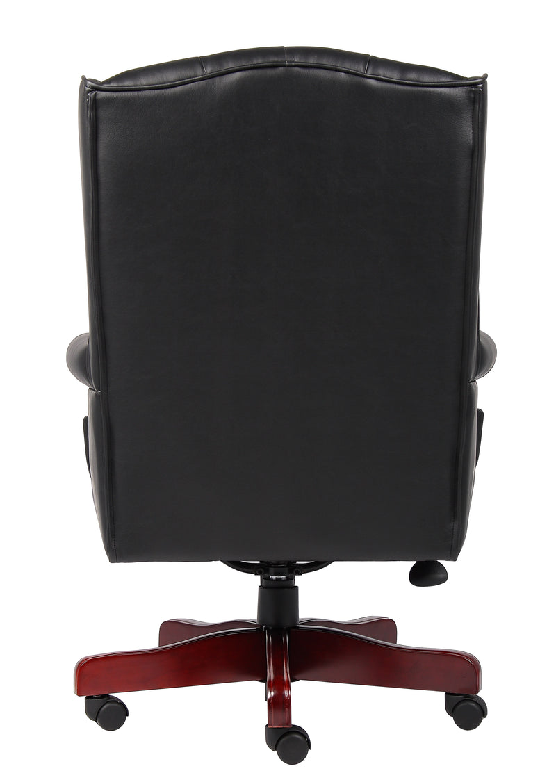 Boss Wingback Traditional Chair In Black (B800-BK) Each