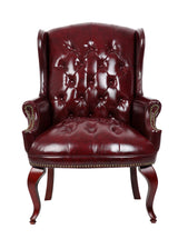 Boss Wingback Traditional Guest Chair In Burgundy (B809-BY) Each