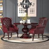 Boss Wingback Traditional Guest Chair In Burgundy (B809-BY) Each