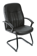 Boss Executive Leather Budget Guest Chair (B8109) Each