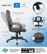 Boss High Back LeatherPlus Chair (B8401) Each