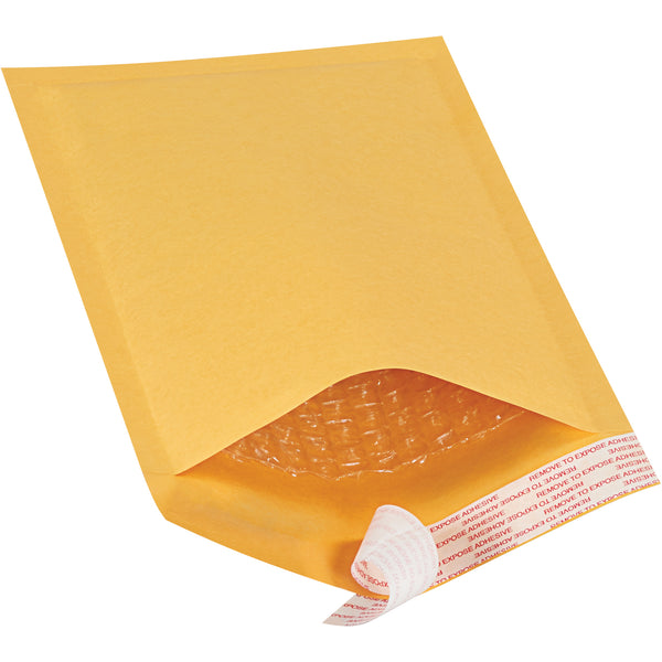 5 x 10" Kraft (25 Pack) #00 Self-Seal Bubble Mailers (B852SS25PK) Case Of 25