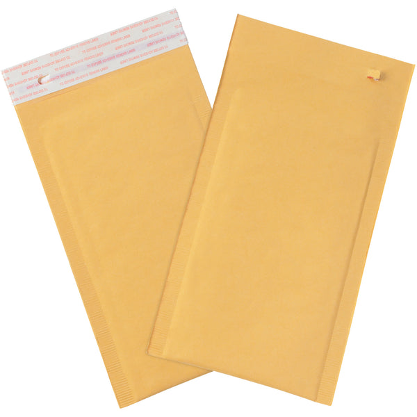 5 x 10" Kraft #00 Self-Seal Bubble Mailers w/Tear Strip (B852SSTT) Case Of 250