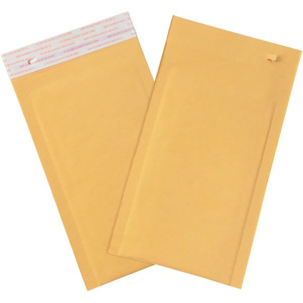 6 x 10" Kraft #0 Self-Seal Bubble Mailers w/Tear Strip (B853SSTT) Case Of 250