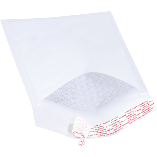6 x 10" White #0 Self-Seal Bubble Mailers (B853WSS) Case Of 250