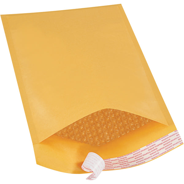 8 1/2 x 14 1/2" Kraft (25 Pack) #3 Self-Seal Bubble Mailers (B856SS25PK) Case Of 25