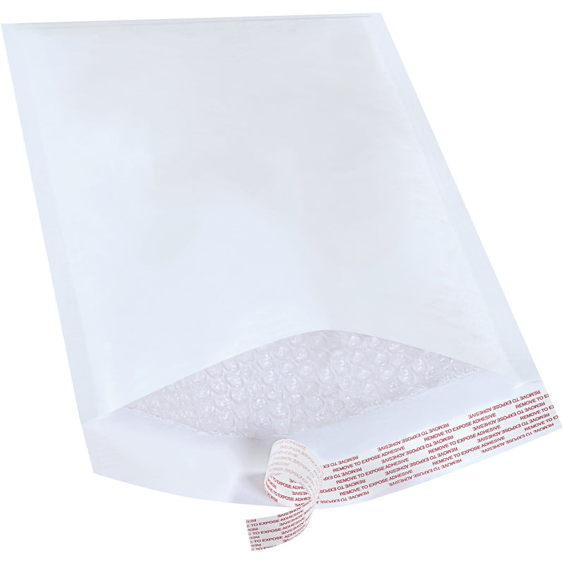 8 1/2 x 14 1/2" White #3 Self-Seal Bubble Mailers (B856WSS) Case Of 100