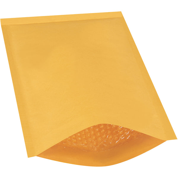 9 1/2 x 14 1/2" Kraft (25 Pack) #4 Heat-Seal Bubble Mailers (B85725PK) Case Of 25