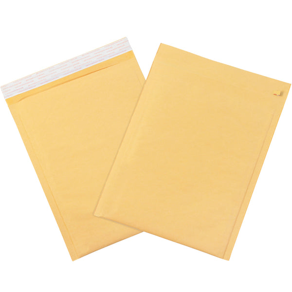 9 1/2 x 14 1/2" Kraft (25 Pack) #4 Self-Seal Bubble Mailers w/Tear Strip (B857SSTT25PK) Case Of 25