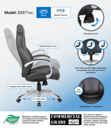 Boss Executive Hinged Arm Chair, Black (B8871-BK) Each