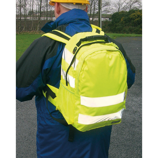 Portwest® Hi-Vis Backpack, Yellow, Size  (B905YER) Each