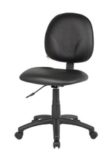 Boss Diamond Task Chair In Black Antimicrobial Vinyl (B9090-CS) Each