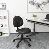 Boss Diamond Task Chair In Black Antimicrobial Vinyl (B9090-CS) Each