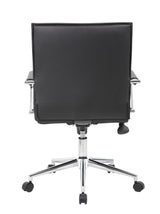 Boss Black Vinyl Hospitality Chair (B9533C-BK) Each