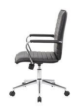 Boss Black Vinyl Hospitality Chair (B9533C-BK) Each