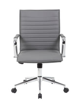 Boss Gray Vinyl Hospitality Chair (B9533C-GY) Each