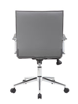 Boss Gray Vinyl Hospitality Chair (B9533C-GY) Each