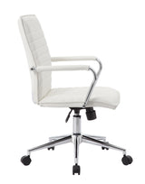 Boss White Vinyl Hospitality Chair (B9533C-WT) Each