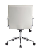 Boss White Vinyl Hospitality Chair (B9533C-WT) Each