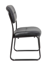 Boss Leather Sled Base Side Chair  (B9539) Each
