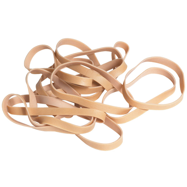 Rubber Bands, Bulk, 1/4" x 3 1/2", Brown, 5Lbs./Case (BAN421) Case Of 1600