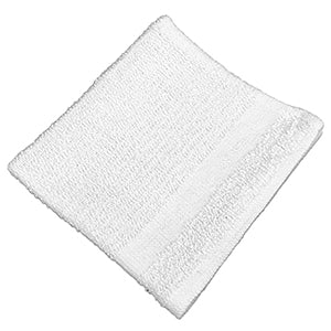 Arkwright Home Basic Arctic Washcloth 12x12 White (12/Pack) (P-BASIC-1212-1) 12/PK