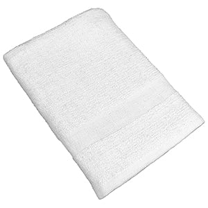 Arkwright Home Basic Arctic Bath Towel 24x48 White (12/Pack) (P-BASIC-2448-8) 12/PK