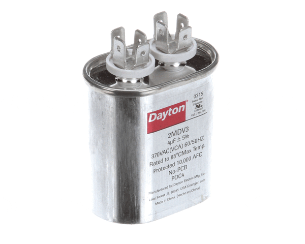 Baxter 01-1000V8-00111 Capacitor,4Mfd,370Vac,Oval (BAX01-1000V8-00111) Each