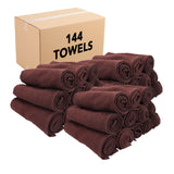 Hospeco® Cotton Salon Towel 16x28 Brown, 12/Pack (HOSBB-1628-3BRN) Pack of 12