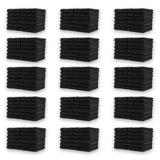 Hospeco® Cotton Jr. Salon Towel 16x27 Black, 12/Pack (BBJ-1627-2.5BLK) Pack of 12