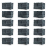 Hospeco® Cotton Jr. Salon Towel 16x27 Charcoal, 12/Pack (BBJ-1627-2.5CHA) Pack of 12