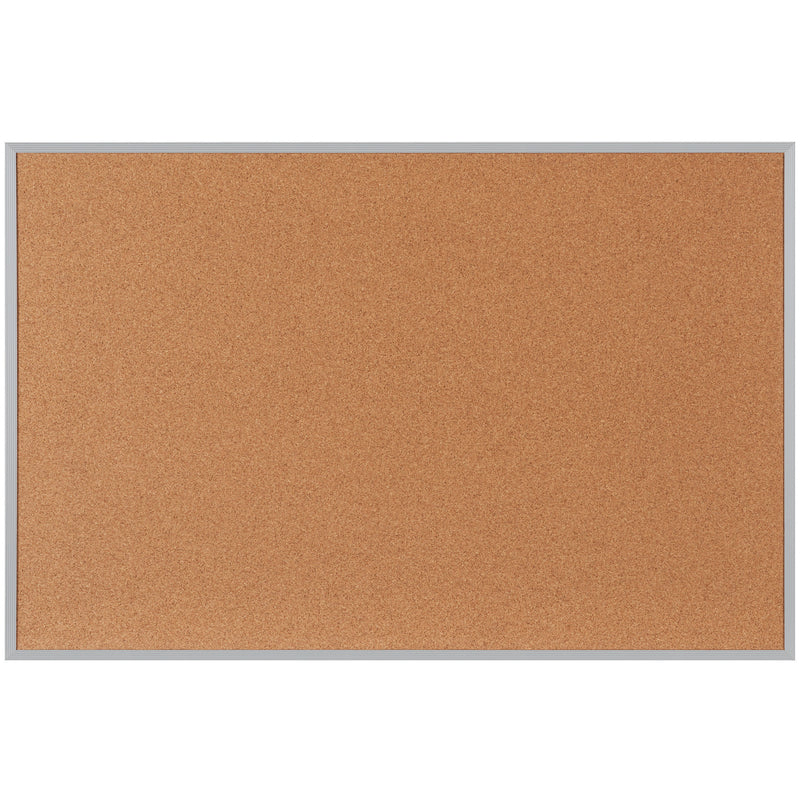 3 x 2' Cork Board with Aluminum Frame (BCA3624) Each
