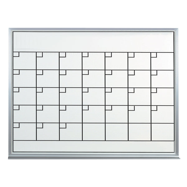 3 x 2' Dry Erase Calendar - 1 Month (BCALA3624) Each