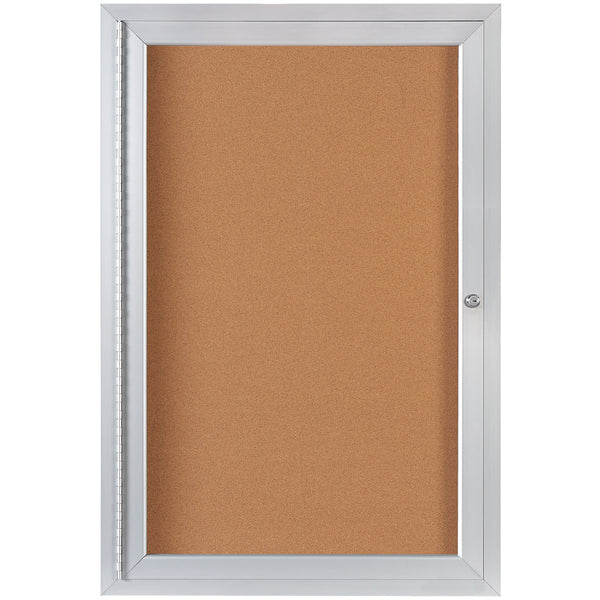2 x 3' Enclosed Cork Board with Aluminum Frame (BECA2436) Each