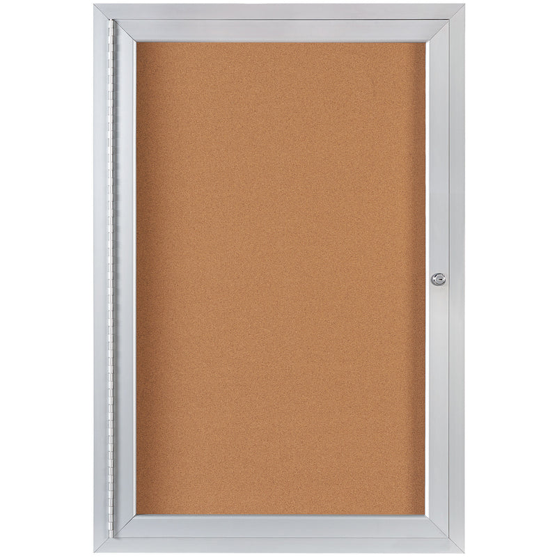 2 x 3' Enclosed Cork Board with Aluminum Frame (BECA2436) Each