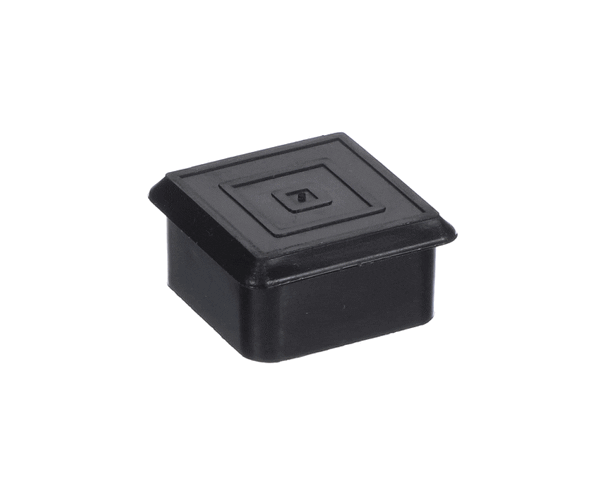 Belshaw 905-0054-1.25 Plastic End Cap 1-1/4 Sq Blk (BEL905-0054-1-25) Each