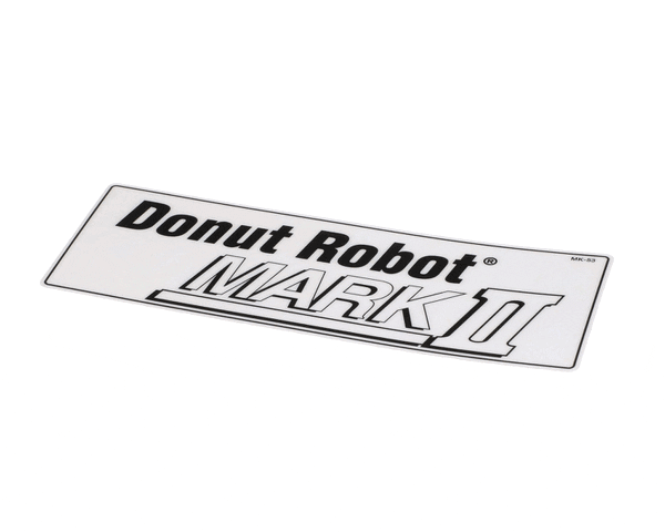 Belshaw Mk-0053 Nameplate-Donut Robot Mark Ii (BELMK-0053) Each