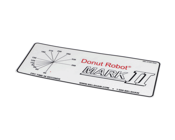Belshaw Mk-0189 Label,Fry Time (BELMK-0189) Each