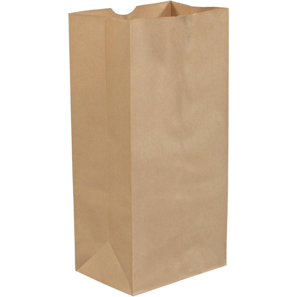 7 3/4 x 4 3/4 x 16" Kraft Grocery Bags (BGG108K) Case Of 500