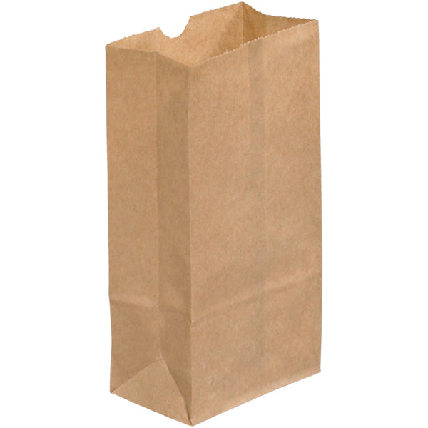 3 x 1 7/8 x 5 7/8" Kraft Grocery Bags (BGG112K) Case Of 500