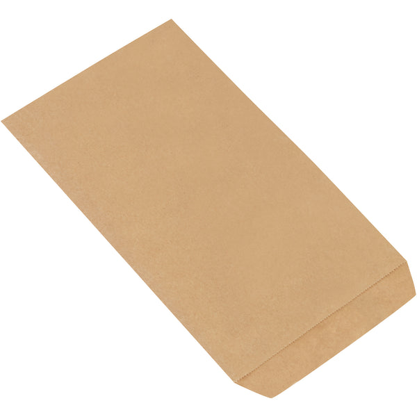 6 1/4 x 9 1/4" Kraft Flat Merchandise Bags (BGM101K) Case Of 3000